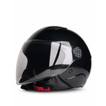 Vito Uno Jethelm - Motorhelm &amp; Scooterhelm - Glans Zwart - Maat XS