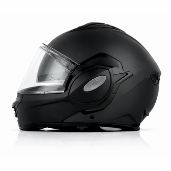 Vito Reverse Matt Black - Systeemhelm - Maat L