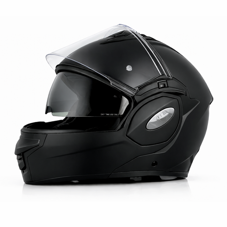 Vito Reverse Matt Black - Systeemhelm - Maat L