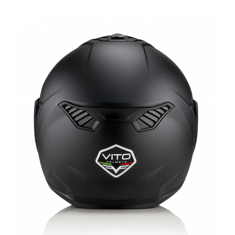 Vito Reverse Matt Black - Systeemhelm - Maat XXL