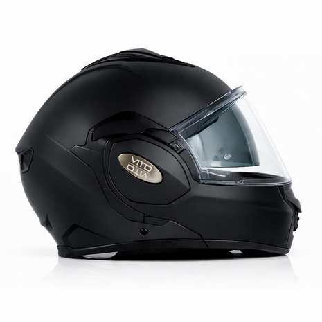 Vito Reverse Matt Black - Systeemhelm - Maat XXL